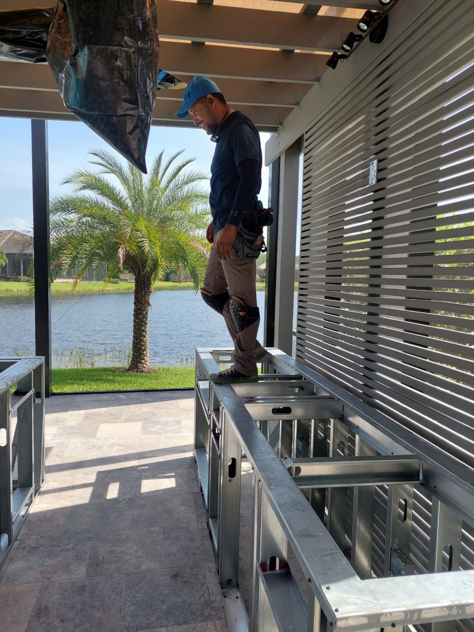 Outdoor Kitchen Construction