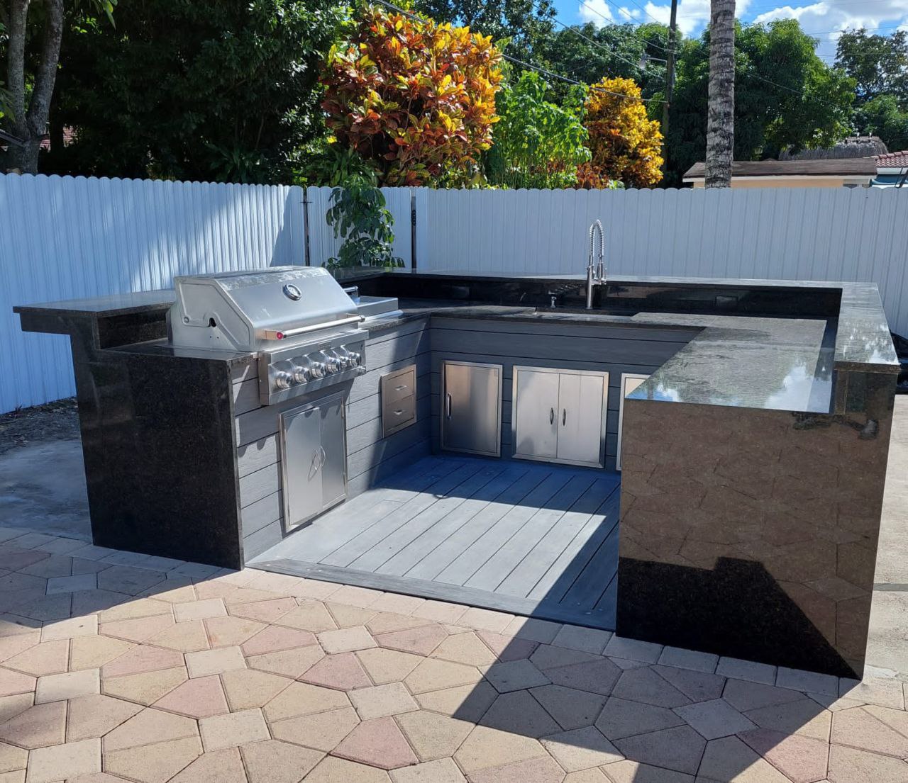 Outdoor kitchen project