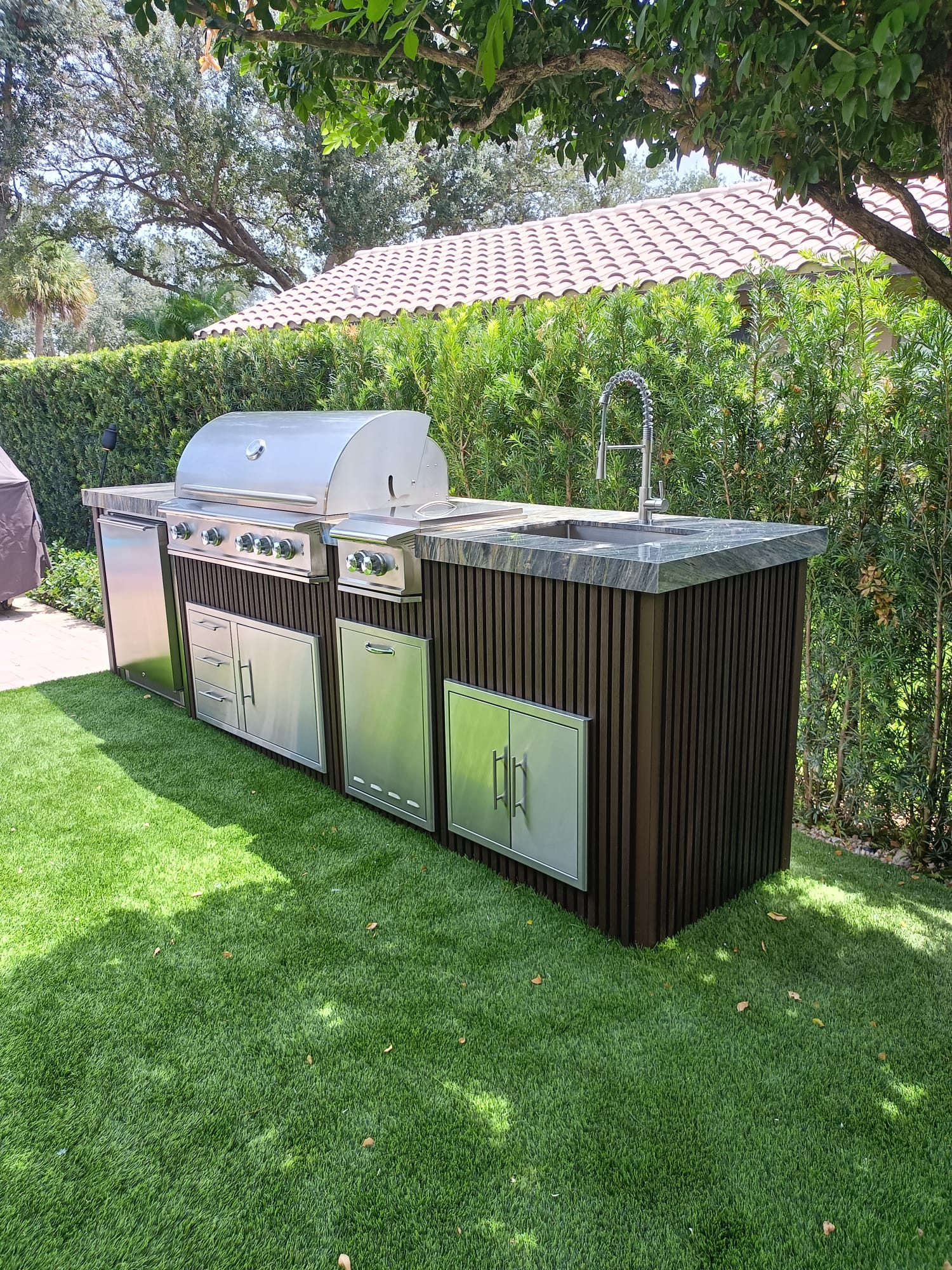 Custom outdoor kitchen
